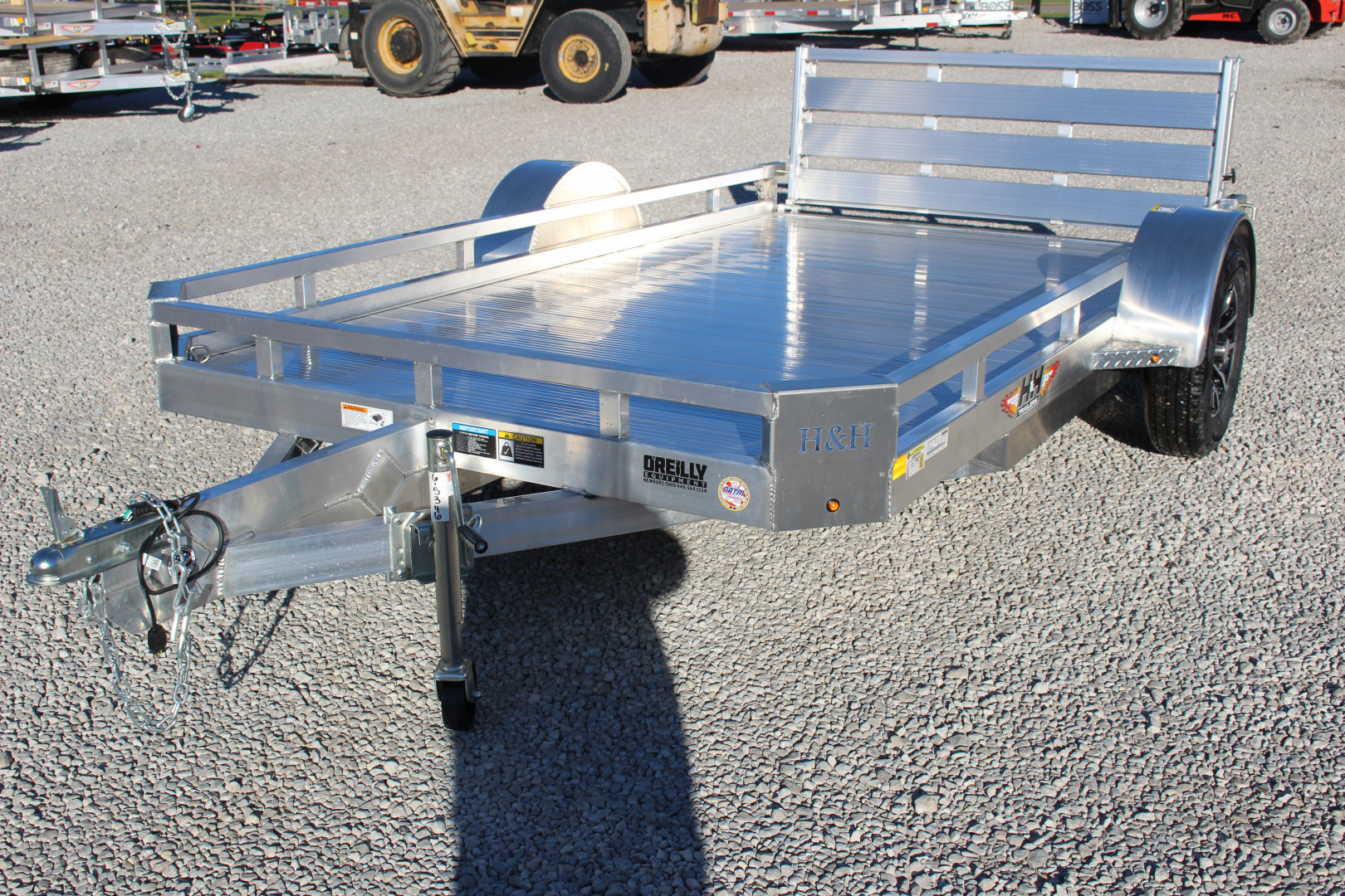 New 2026 H&H Trailers 6.5' x 12' Low Side Utility Trailer - 2990# GVW