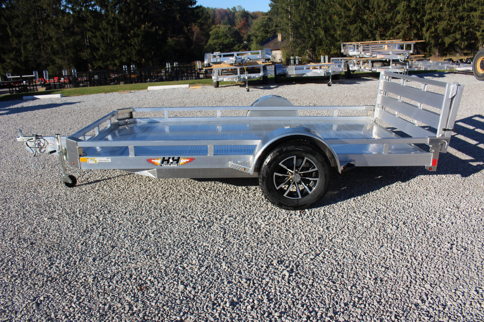 New 2026 H&H Trailers 6.5' x 12' Low Side Utility Trailer - 2990# GVW