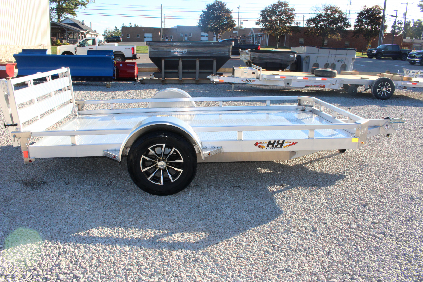 New 2026 H&H Trailers 6.5' x 12' Low Side Utility Trailer - 2990# GVW