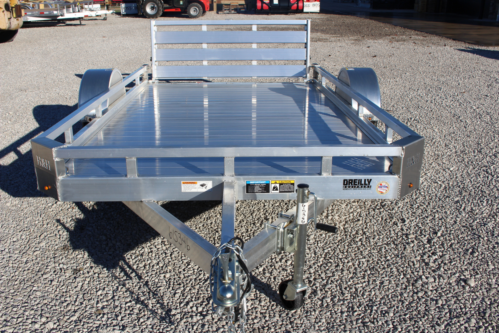 New 2026 H&H Trailers 6.5' x 12' Low Side Utility Trailer - 2990# GVW