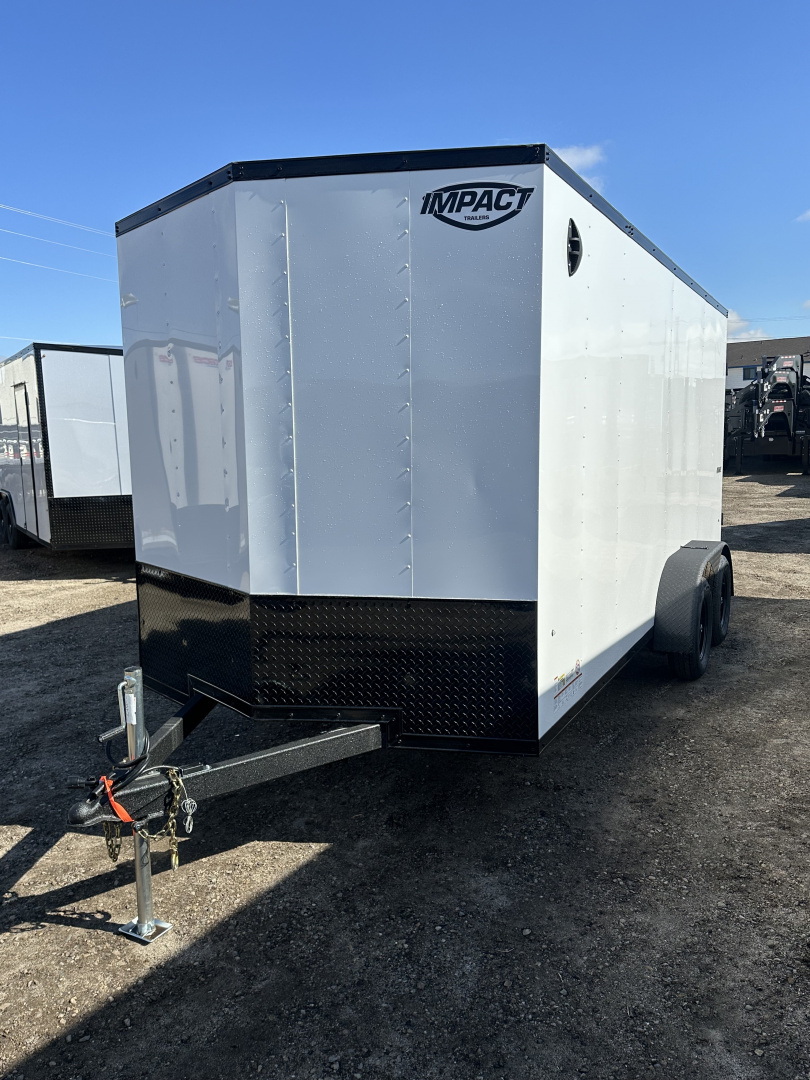 New 2026 Impact Trailers 7X16 7K +6 BDoors Tall Cargo / Enclosed Trailer