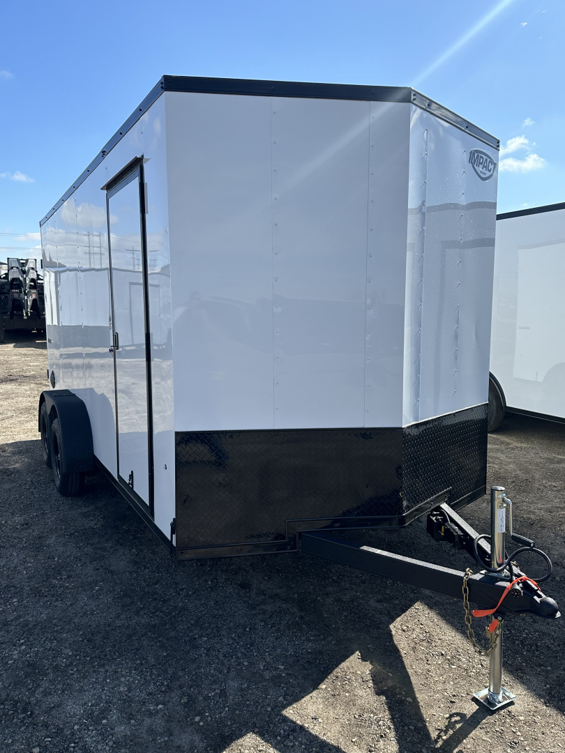 New 2026 Impact Trailers 7X16 7K +6 BDoors Tall Cargo / Enclosed Trailer