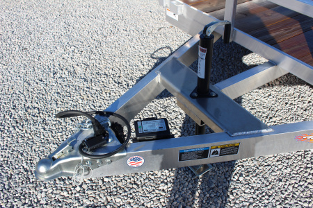 New 2025 H & H Trailer 6'10" x 16' Aluminum ATV Trailer - Side Load Ramps - BiFold Ramp - 7000# GVW