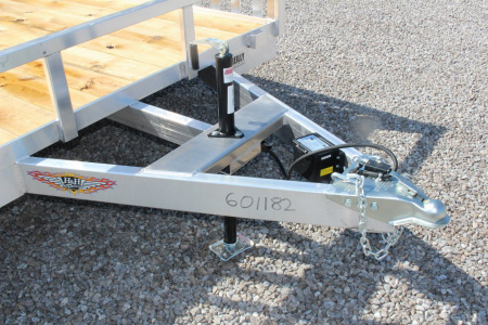 New 2025 H & H Trailer 6'10" x 16' Aluminum ATV Trailer - Side Load Ramps - BiFold Ramp - 7000# GVW