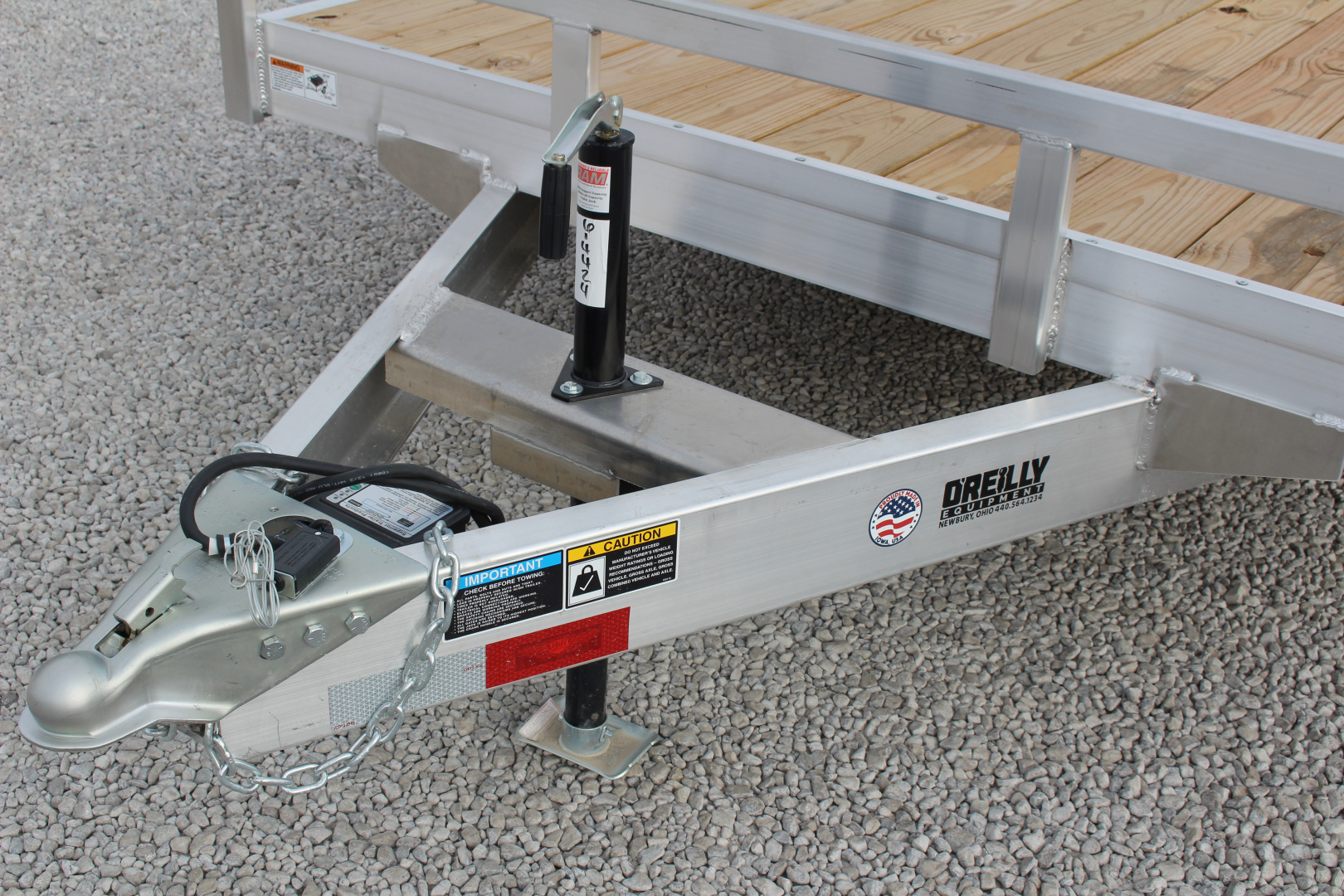 New 2026 H & H Trailer 7' x 20' Heavy Duty Aluminum Car Hauler - Slide In Ramps - 7000# GVW