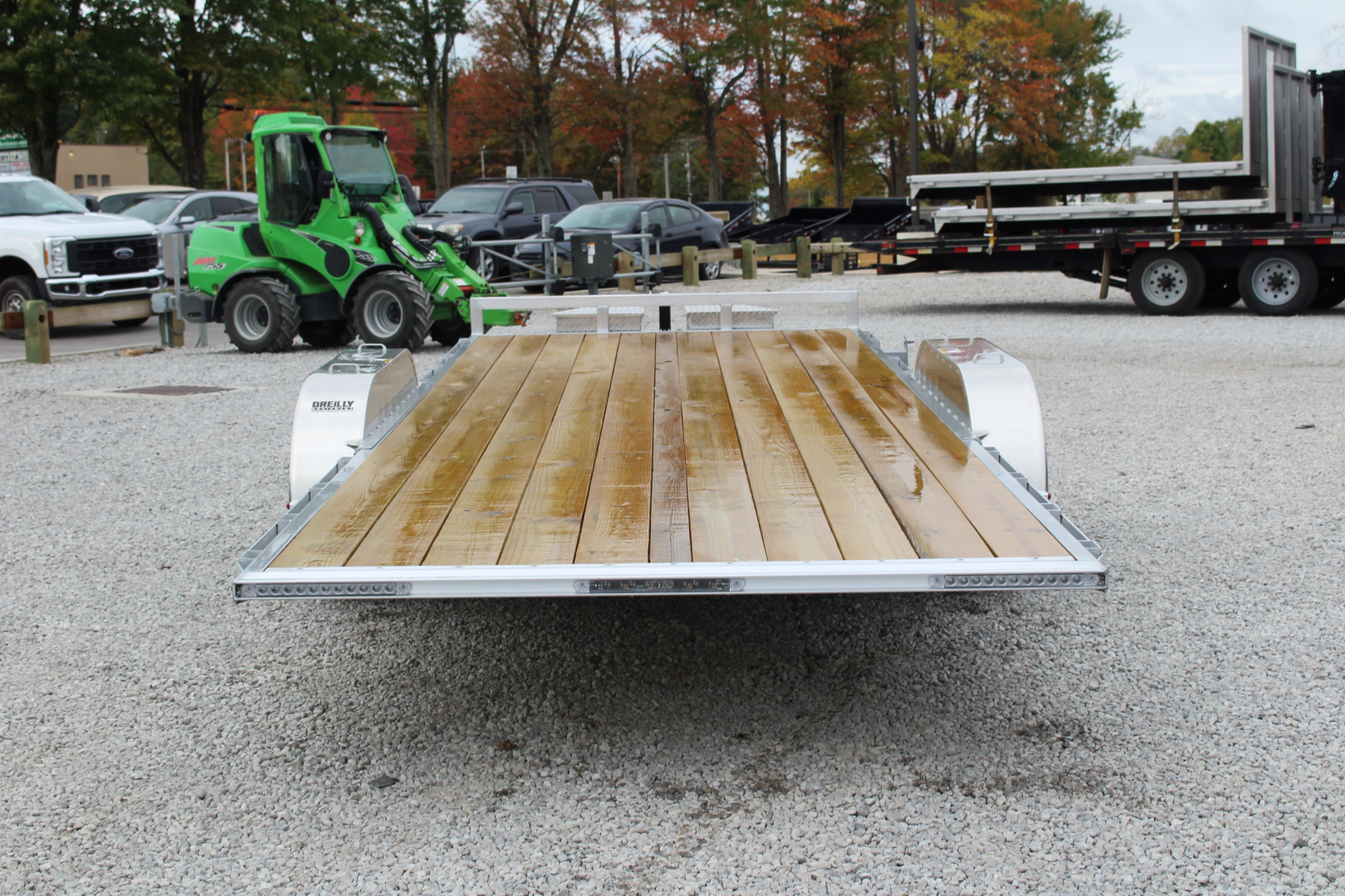 New 2026 H & H Trailer 6'10" x 20' Speed Loader Power Tilt Aluminum Car Hauler - 7000# GVW