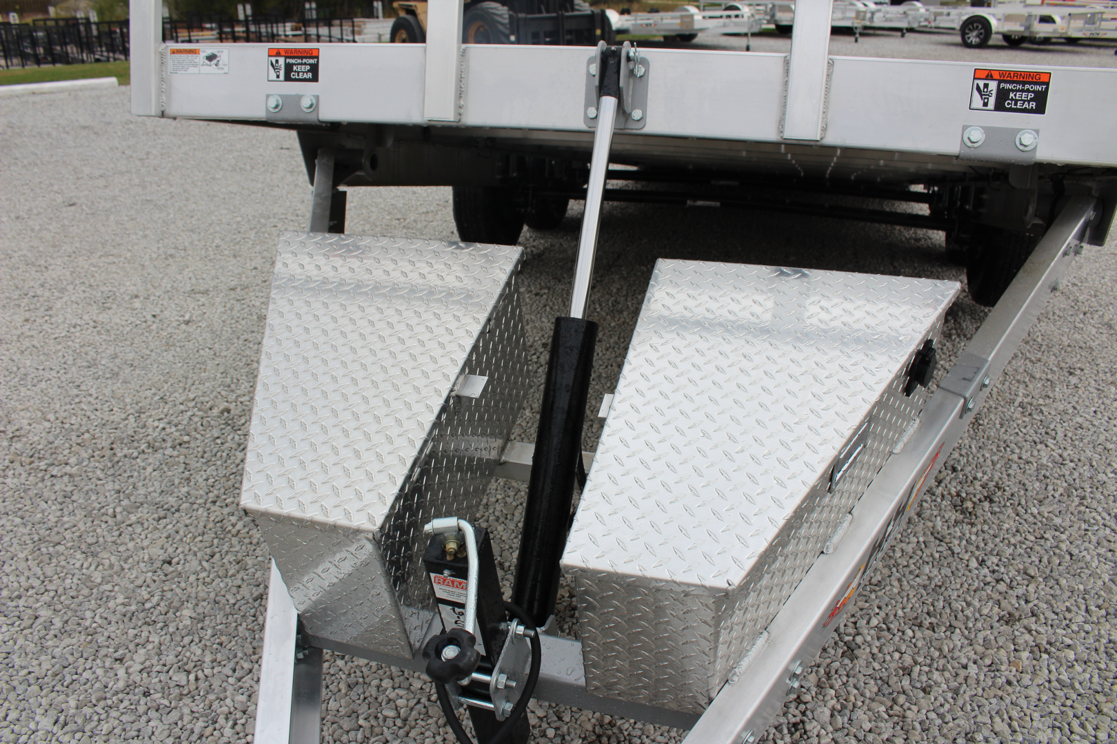 New 2026 H & H Trailer 6'10" x 20' Speed Loader Power Tilt Aluminum Car Hauler - 7000# GVW