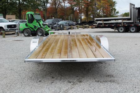 New 2026 H & H Trailer 6'10" x 20' Speed Loader Power Tilt Aluminum Car Hauler - 7000# GVW