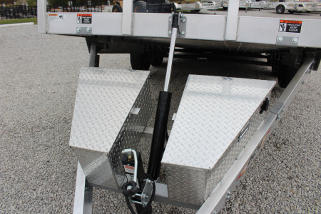 New 2026 H & H Trailer 6'10" x 20' Speed Loader Power Tilt Aluminum Car Hauler - 7000# GVW