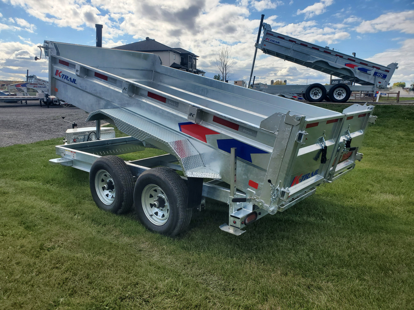 New 2026 K-TRAIL 6x12 dump 5 ton Dump Trailer