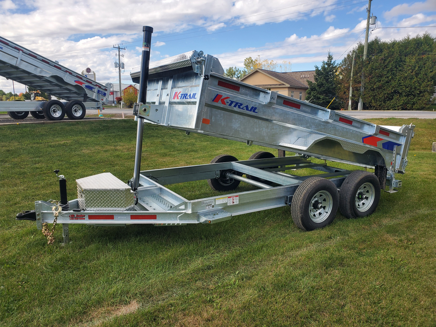New 2026 K-TRAIL 6x12 dump 5 ton Dump Trailer