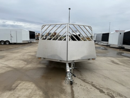 Used 2021 Mission MFS101X14LVBR Snowmobile Trailer