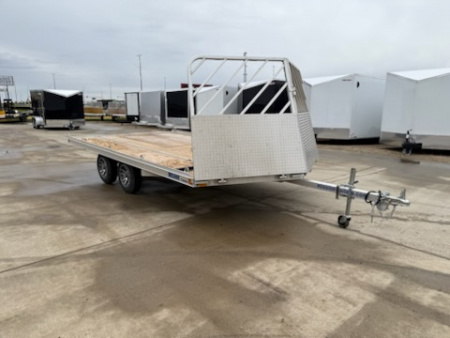 Used 2021 Mission MFS101X14LVBR Snowmobile Trailer