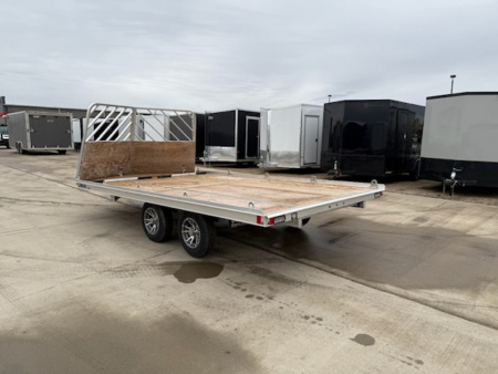 Used 2021 Mission MFS101X14LVBR Snowmobile Trailer