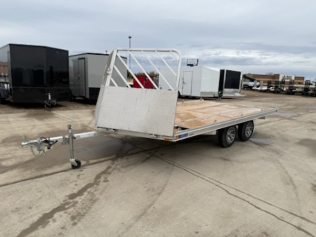 Used 2021 Mission MFS101X14LVBR Snowmobile Trailer