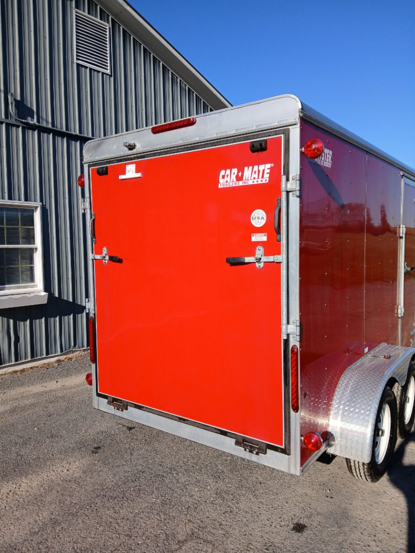Used 2015 Car Mate Enclosed Trailer / 7000 GVWR / 6'x12'