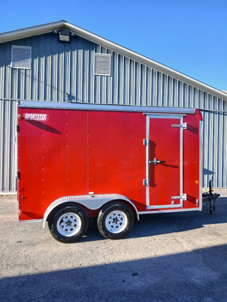 Used 2015 Car Mate Enclosed Trailer / 7000 GVWR / 6'x12'