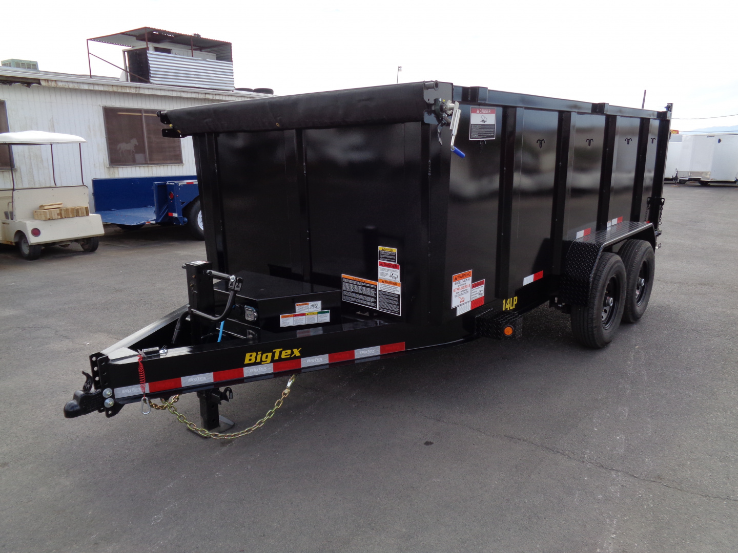 New 2026 Big Tex Trailers * 14LP-14 P4 * 14Ft 4Ft-Side Heavy Duty Ultra Low Profile 14k Dump Trailer