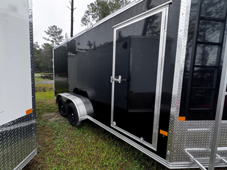 New 2026 Mission Ez-hauler 7x16 Contractor Package Enclosed Trailer