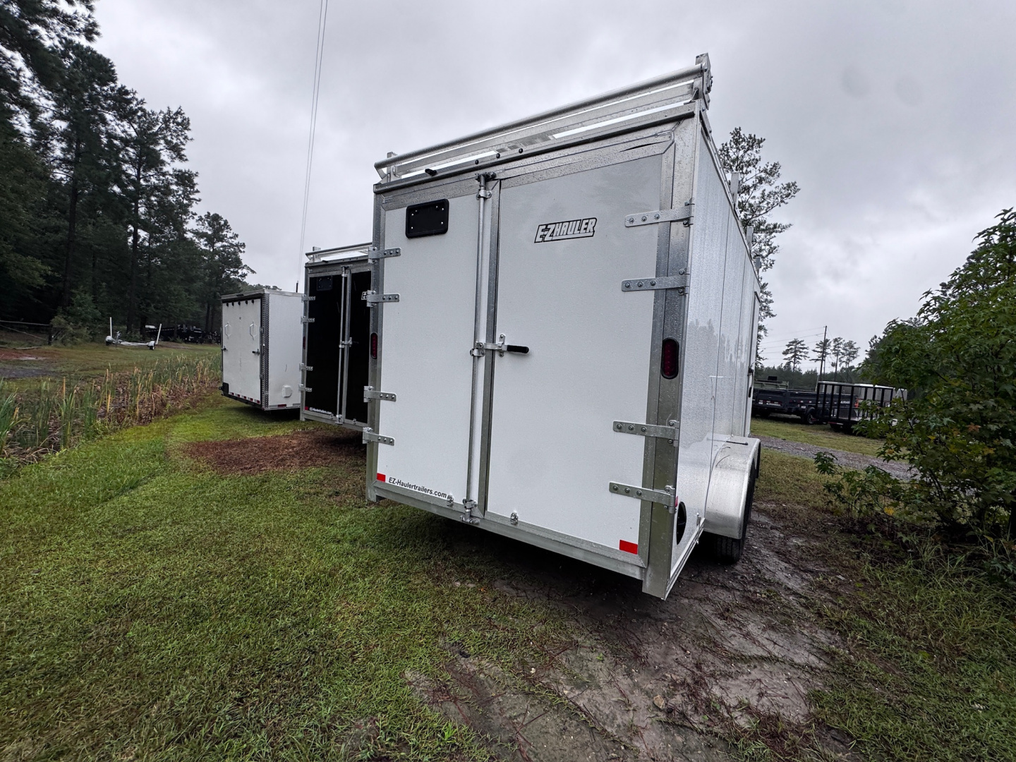 New 2026 Mission Ez Hauler 7x16 Contractor Package Enclosed Trailer