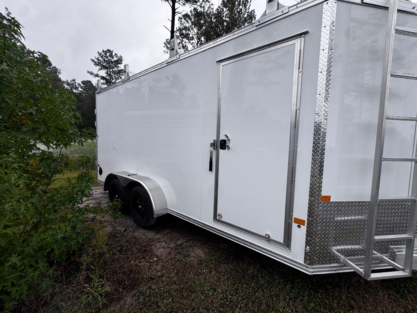 New 2026 Mission Ez Hauler 7x16 Contractor Package Enclosed Trailer
