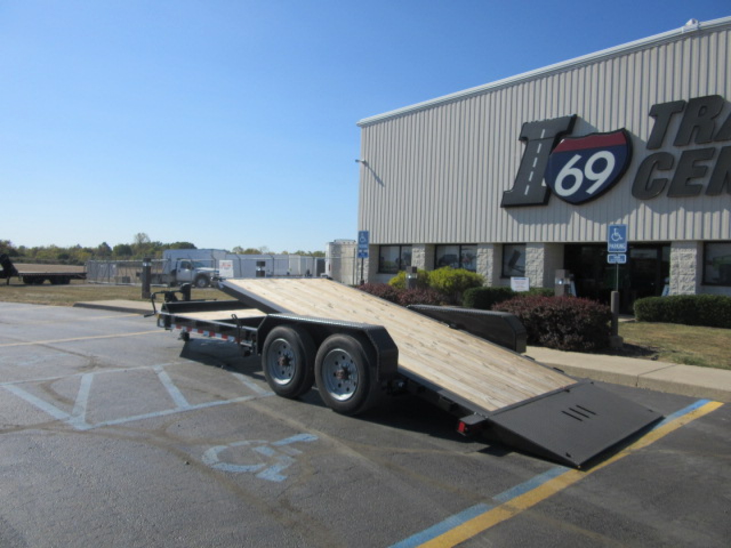 New 2025 Sure-Trac 7 x 20 (16+4) Pro Series I-Beam STTBE81264-BP-176 Tilt Trailer 17.6K