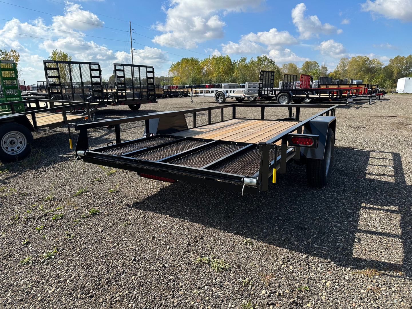 New 2026 AMO 76x12 Single Axle 3k Landscape Trailer