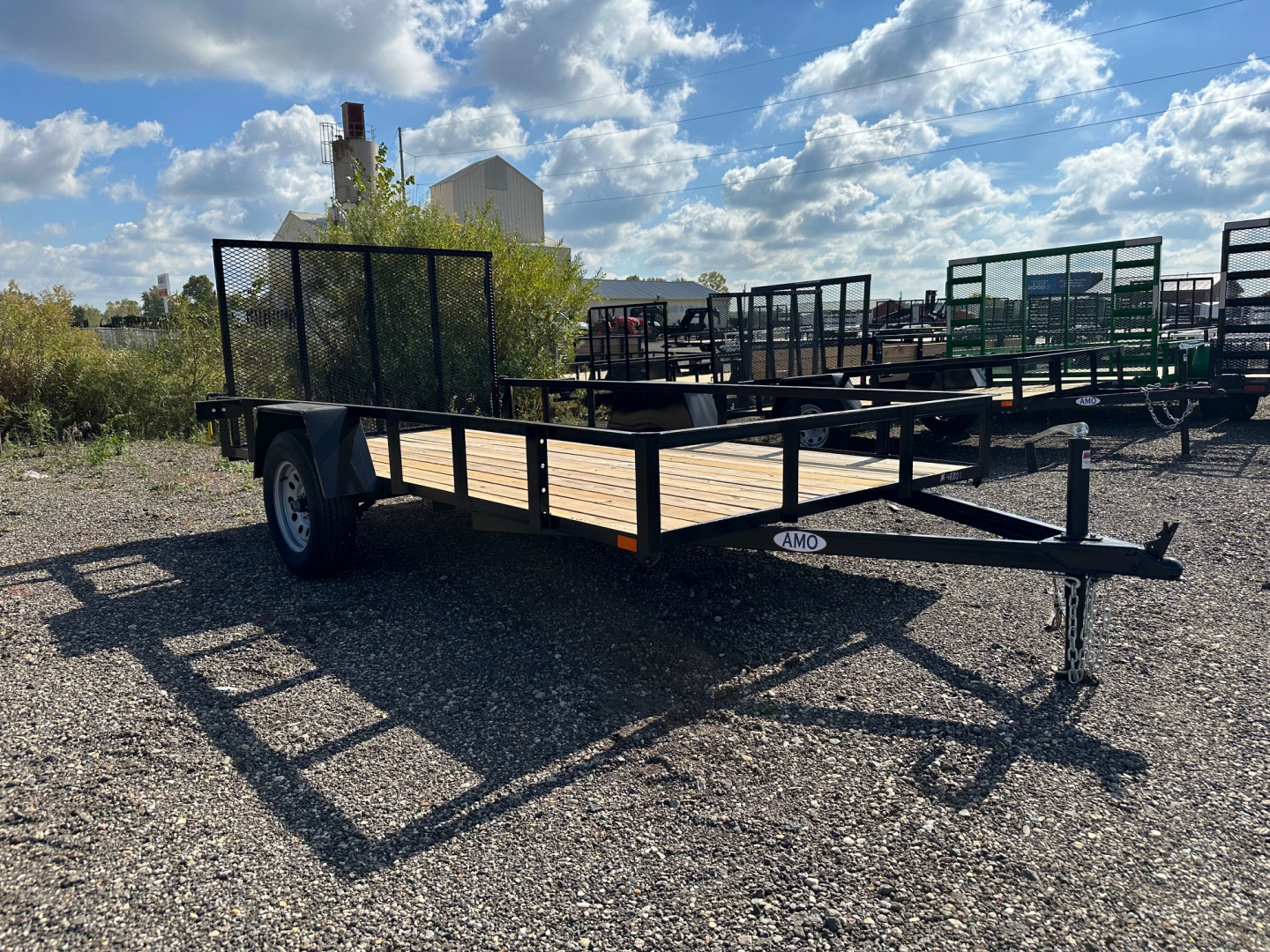 New 2026 AMO 76x12 Single Axle 3k Landscape Trailer