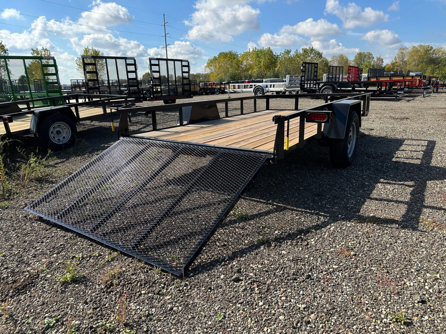 New 2026 AMO 76x12 Single Axle 3k Landscape Trailer