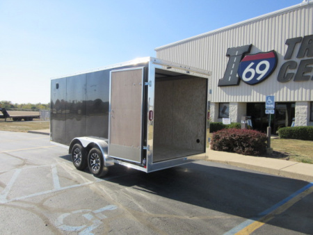 New 2026 Sure-Trac 7 x 16 Pro Series STW8416TA-100 Cargo / Enclosed Trailer 10K / Rear Double Doors