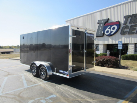 New 2026 Sure-Trac 7 x 16 Pro Series STW8416TA-100 Cargo / Enclosed Trailer 10K / Rear Double Doors