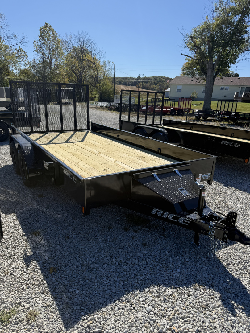 New 2026 Rice Trailers 82"X14' 7K Utility Trailer