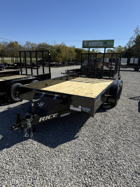 New 2026 Rice Trailers 82 X14' 7K Utility Trailer