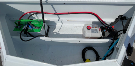 New Horizon 14'x 83" EZ7 WHITE Dump Trailer 14,000 GVWR, Spare, Ramps