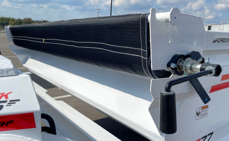 New Horizon 14'x 83" EZ7 WHITE Dump Trailer 14,000 GVWR, Spare, Ramps