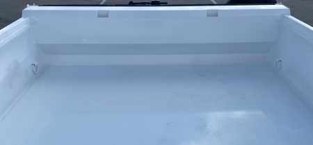 New Horizon 14'x 83" EZ7 WHITE Dump Trailer 14,000 GVWR, Spare, Ramps