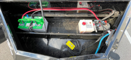 New Horizon 14'x 83" EZ7 BLACK Dump Trailer 14,000 GVWR, Spare, Ramps