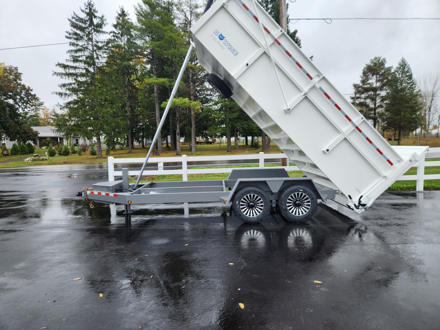 New 2026 BWISE DUT17 82x16 17K Ultimate Dump Trailer