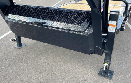 New Horizon HET 24'x 82" Gooseneck Gravity Tilt Equipment Trailer 22,400 GVWR
