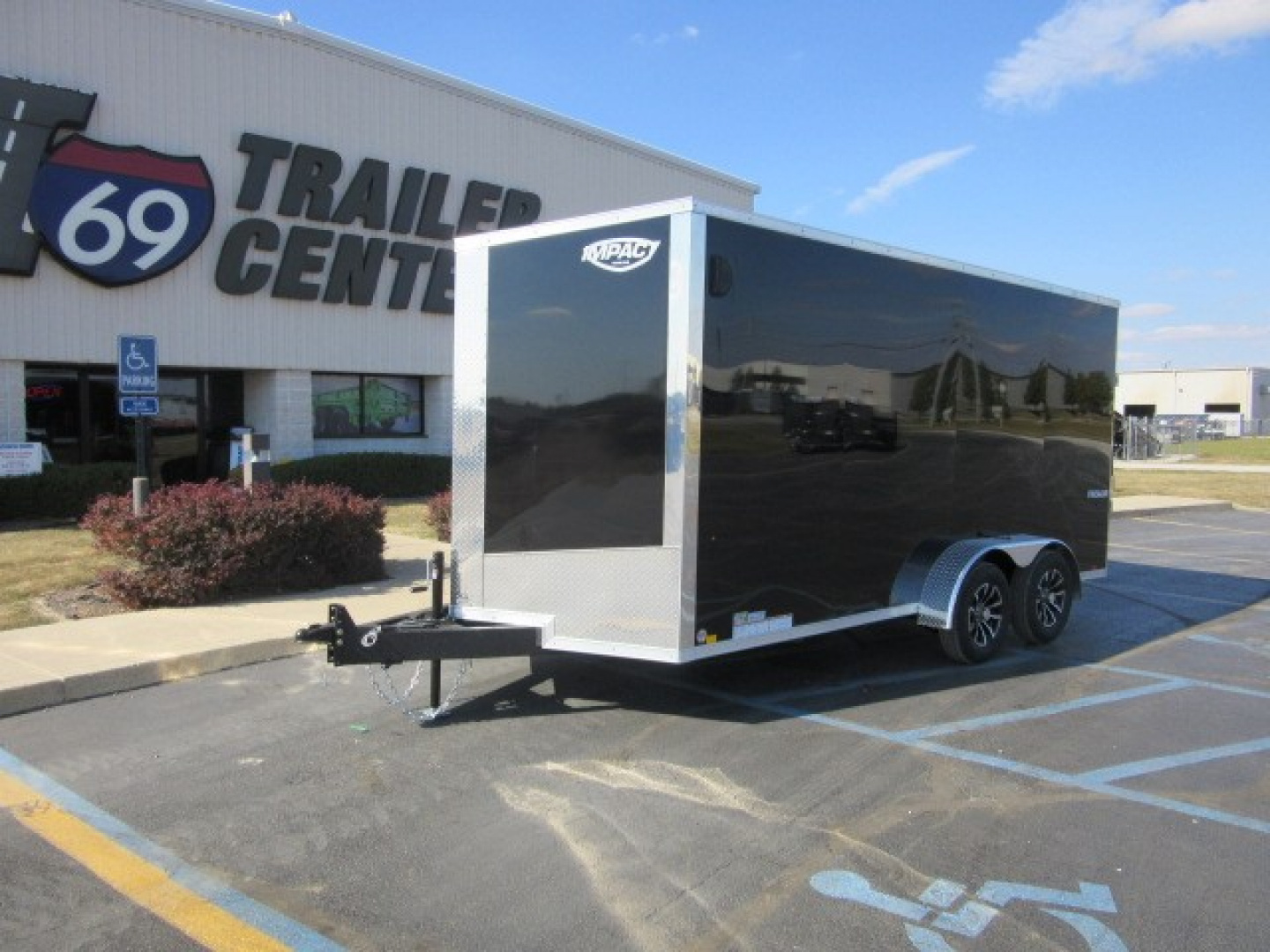 New 2026 Impact Trailers 7 x 16 Tremor FI-CQ8416-070 Cargo / Enclosed Trailer 7K / Translucent Roof