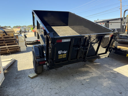 New 2026 P & T Trailers 5.2K 5X8 DUMP SPREAD GATE 7K JACK Dump Trailer