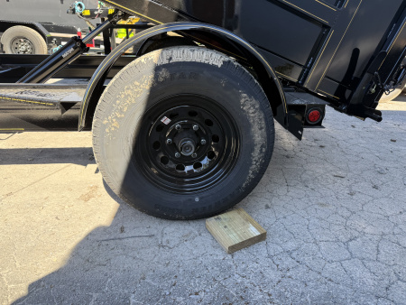 New 2026 P & T Trailers 5.2K 5X8 DUMP SPREAD GATE 7K JACK Dump Trailer