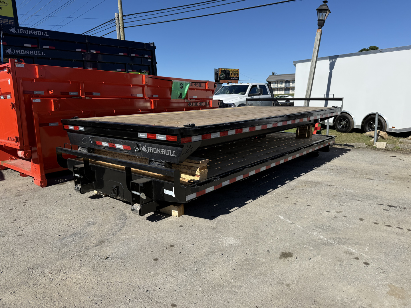 New 2026 Iron Bull RD 102X16 FLAT DECK Dump Bin
