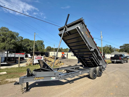New 2026 Arrow Trail 7x16 14k Dump Trailer