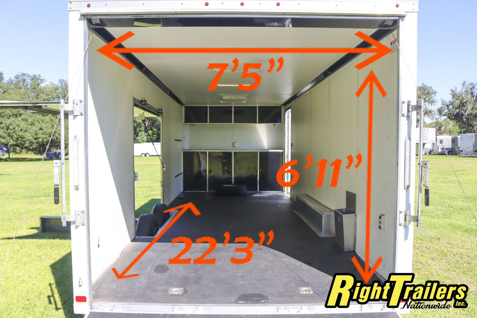Used 2017 8.5X24 ATC RACE TRAILER