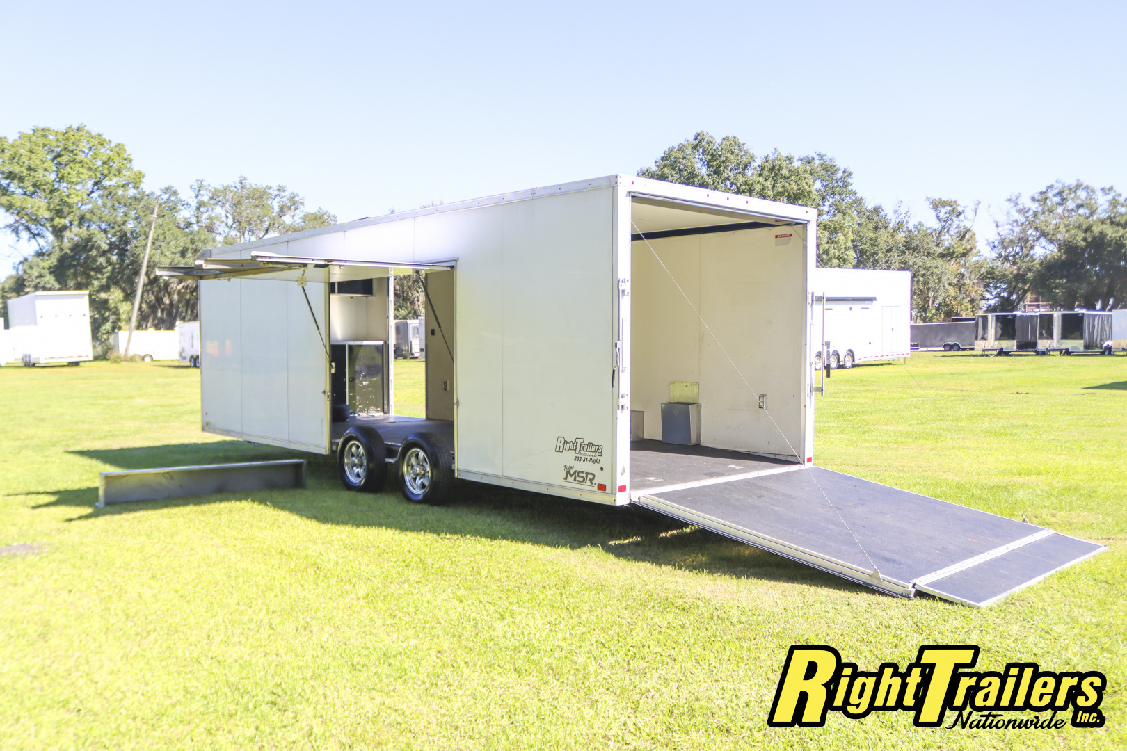Used 2017 8.5X24 ATC RACE TRAILER
