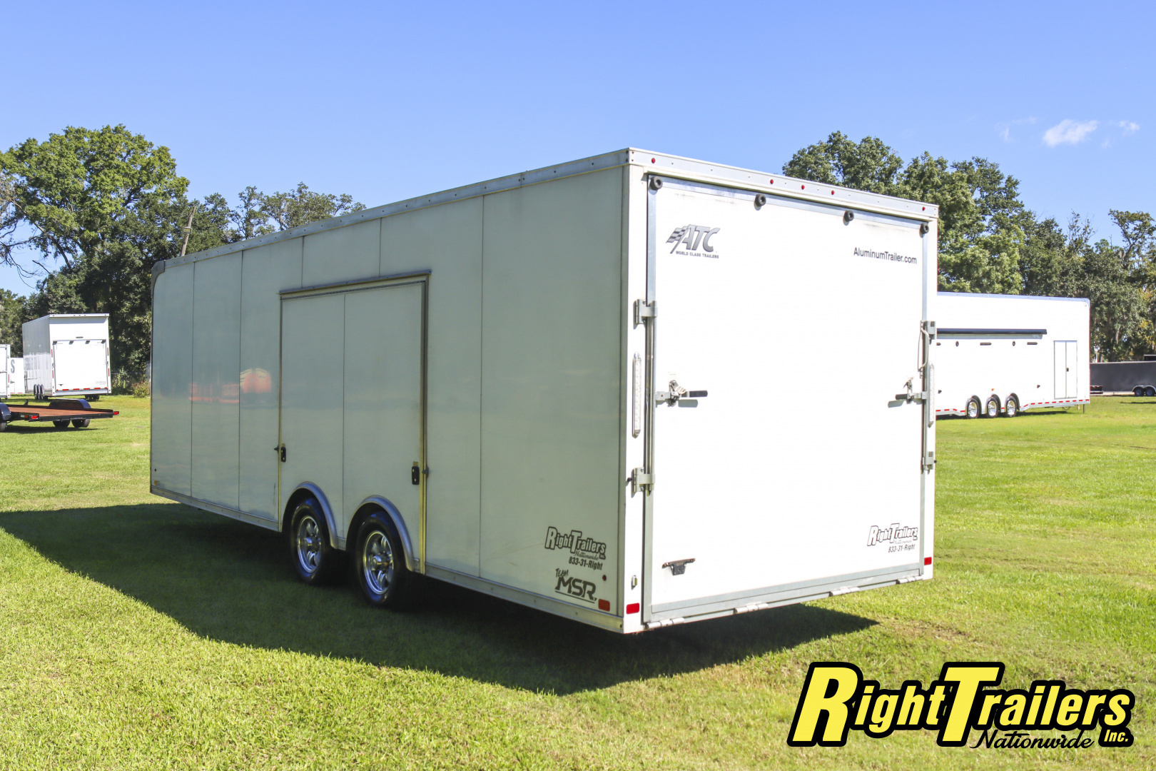 Used 2017 8.5X24 ATC RACE TRAILER