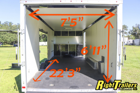Used 2017 8.5X24 ATC RACE TRAILER