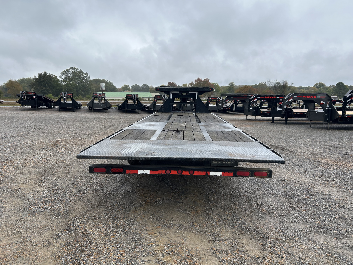 Used 2006 Load Trail 102"x28' 20k Gooseneck Tilt Flatbed Trailer