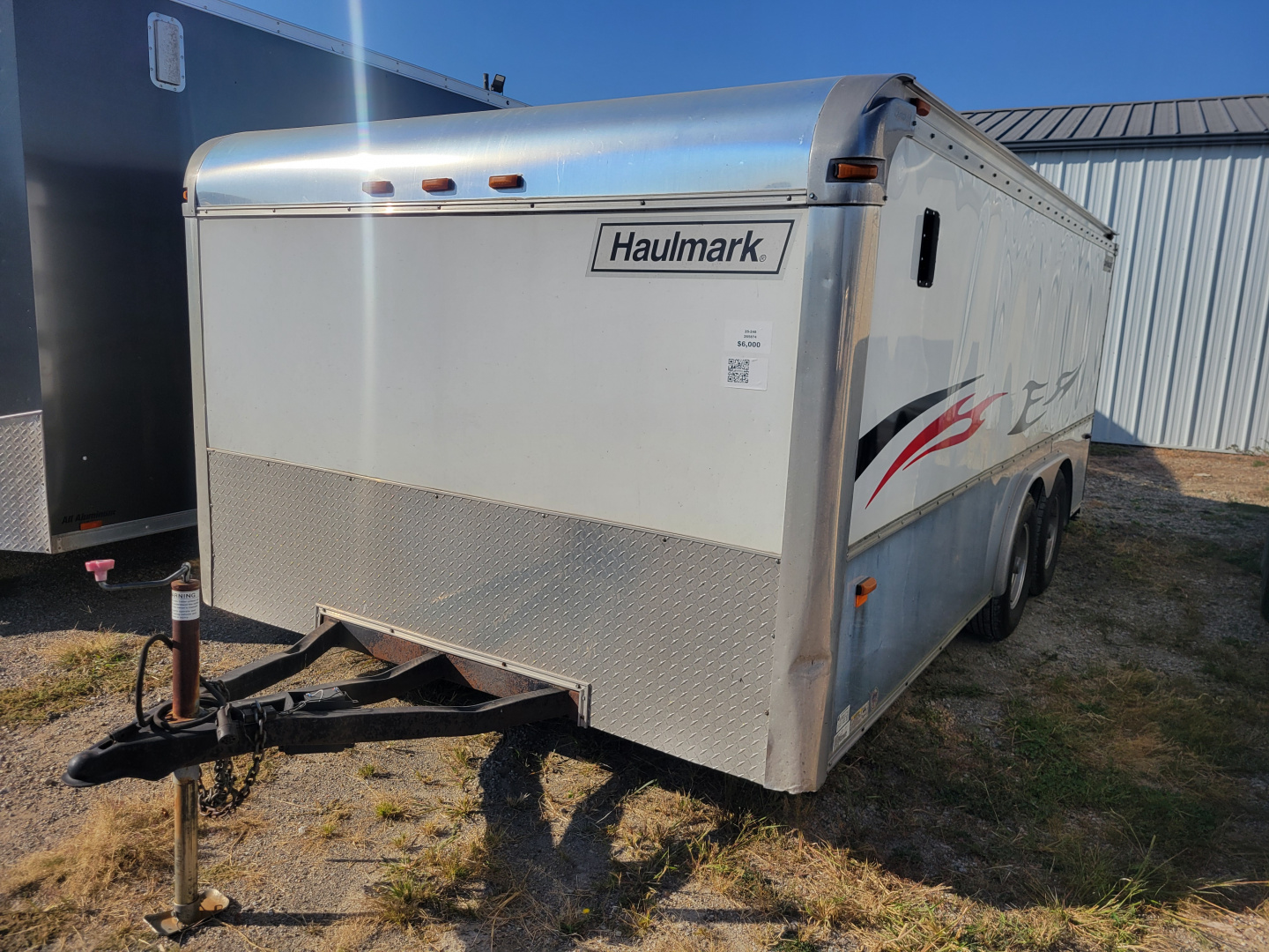 Used 2014 Haulmark 8.5x16' Lowhauler Cargo / Enclosed Trailer